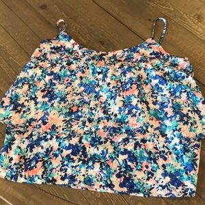 Floral tank top